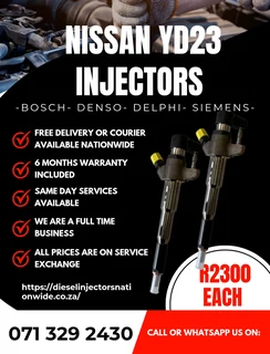 Nissan Yd23 Injectors For Sale With Warranty
