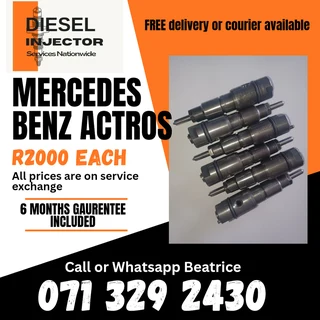 Mercedes Benz Actros Diesel Injectors For Sale With Warranty