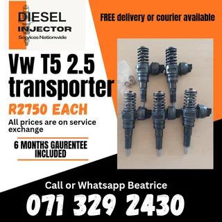Vw Transporter Diesel Injectors For Sale With Warranty