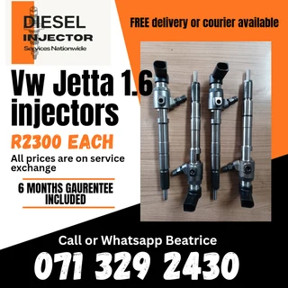 Vw Jetta 1.6 Diesel Injectors For Sale With Warranty