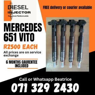 Mercedes Benz 651 Diesel Injectors For Sale With Warranty