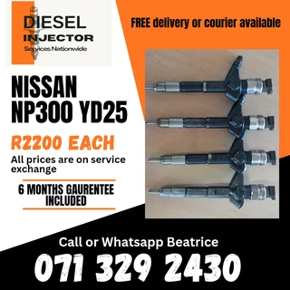 Nissan Np300 Yd25 Diesel Injectors For Sale With Warranty
