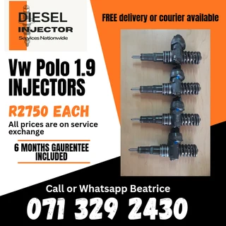 Vw Polo 1.9 Diesel Injectors For Sale With Warranty