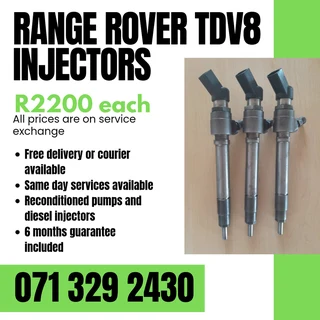 Range Rover Tdv8 Injectors For Sale With Warranty