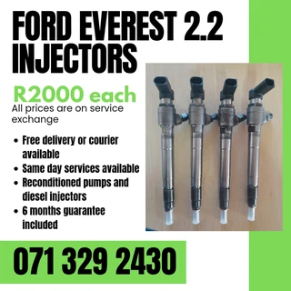 Ford Everest 2.2 Injectors For Sale With Warranty