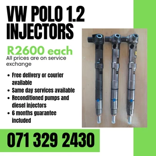 Vw Polo Blue Motion 1.2 Diesel Injectors For Sale With Warranty