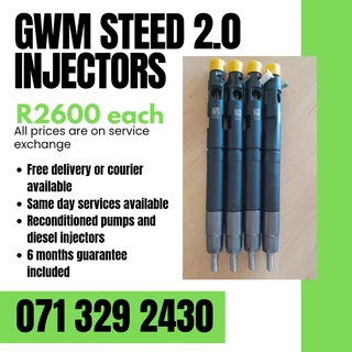 Gwm Steed 2.0 Injectors For Sale With Warranty