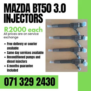 Mazda Bt50 3.0 Injectors For Sale With Warranty