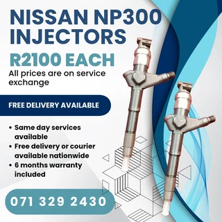 Nissan Np300 Yd25 Diesel Injectors For Sale With Warranty
