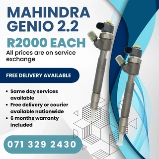 Mahindra Genio 2.2 Injectors For Sale With Warranty