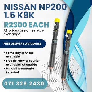 Nissan Np200 1.5 Diesel Injectors For Sale With Warranty
