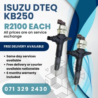 Isuzu Dteq Kb250 Injectors For Sale With Warranty