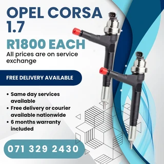 Opel Corsa 1.7 Injectors For Sale With Warranty On