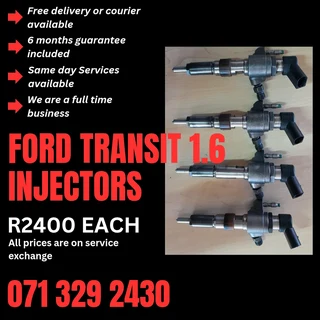Ford Transit 1.6 Injectors For Sale With Warranty