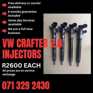 Vw Crafter 2.0 Diesel Injectors For Sale With Warranty