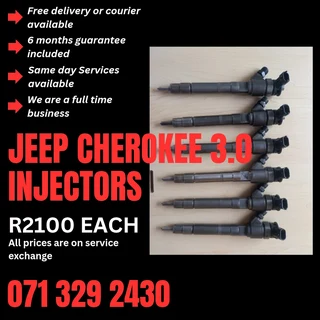 Jeep Cherokee 3.0 Diesel Injectors For Sale With