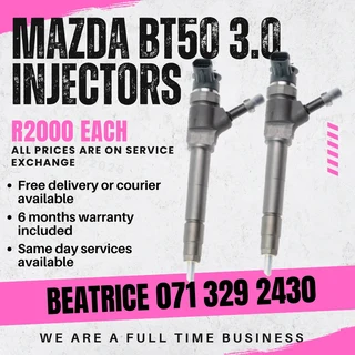Mazda Bt50 3.0 Diesel Injectors For Sale With Warranty