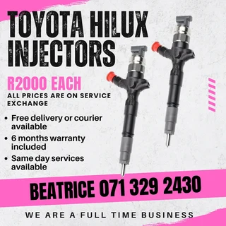 Toyota Hilux 3.0 Injectors For Sale With Warranty On