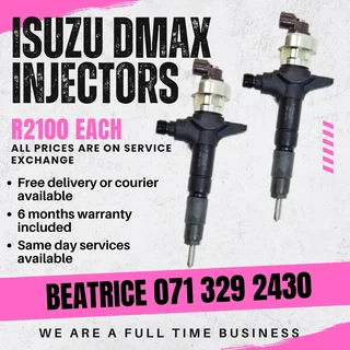 Isuzu Dmax Injectors For Sale With Warranty
