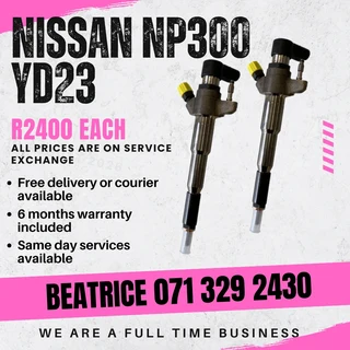 Nissan Np300 Yd23 Injectors For Sale With Warranty