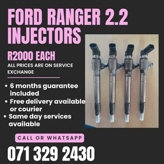 Ford Ranger 2.2 Injectors For Sale With Warranty