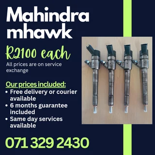 Mahindra Mhawk Injectors For Sale With Warranty