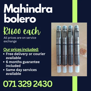 Mahindra Bolero Injectors For Sale With Warranty