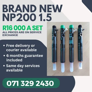 Brand New Nissan Np200 Injectors For Sale With Warranty
