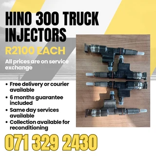 Hino 300 Truck Injectors For Sale With Warranty