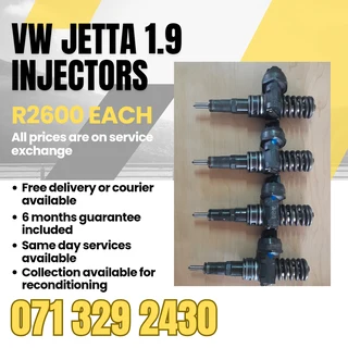Vw Jetta 1.9 Injectors For Sale With Warranty