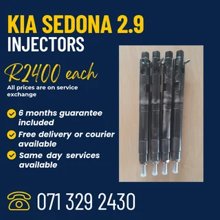 Kia Sedona 2.9 Injectors For Sale With Warranty
