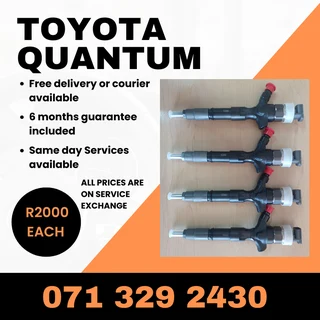Toyota Quantum Injectors For Sale With Warranty
