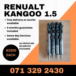 Renualt Kangoo 1.5 Injectors For Sale With Warranty