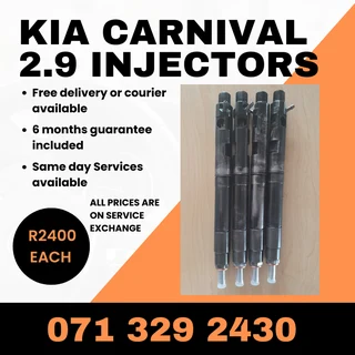 Kia Carnival 2.9 Injectors For Sale With Warranty