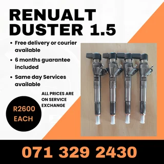 Renualt Duster 1.5 Injectors For Sale With Warranty