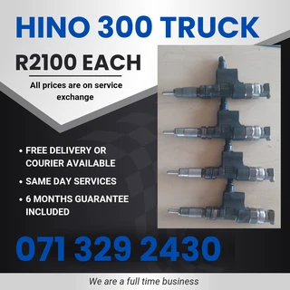 Hino 300 Truck Injectors For Sale With Warranty