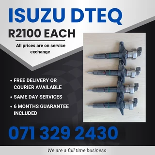 Isuzu Dteq Injectors For Sale With Warranty