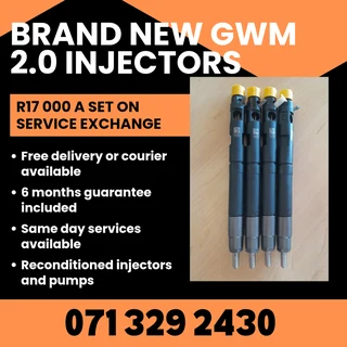Brand New Gwm 2.0 Injectors For Sale With Warranty