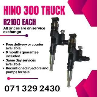 Hino 300 Truck Injectors For Sale With Warranty