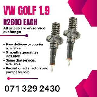 Vw Golf 1.9 Injectors For Sale With Warranty