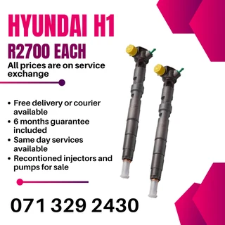 Hyundai H1 Injectors For Sale With Warranty