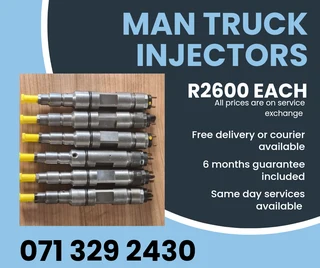 Man Truck Injectors For Sale With Warranty
