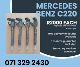 MERCEDES BENZ C220 INJECTORS FOR SALE WITH WARRANTY