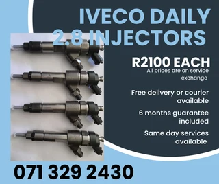 Iveco Daily 2.8 Injectors For Sale With Warranty