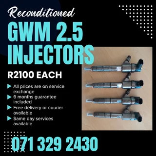 Gwm 2.5 Injectors For Sale With Warranty