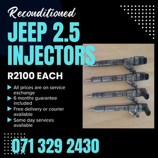 Jeep 2.5 Injectors For Sale With Warranty