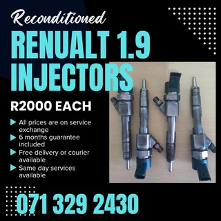 Renualt 1.9 Injectors For Sale With Warranty
