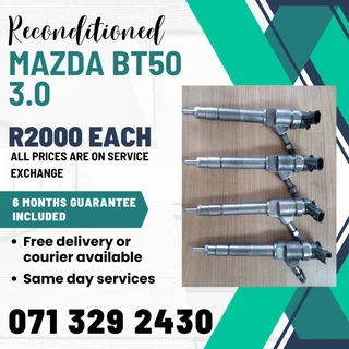 Mazda Bt50 3.0 Injectors For Sale With Warranty
