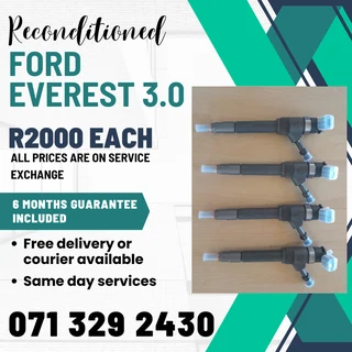Ford Everest 3.0 Injectors For Sale With Warranty