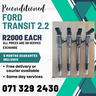 Ford Transit 2.2 Injectors For Sale With Warranty